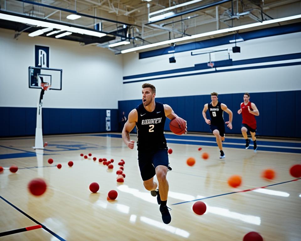 repeat sprint shuttle test basketball